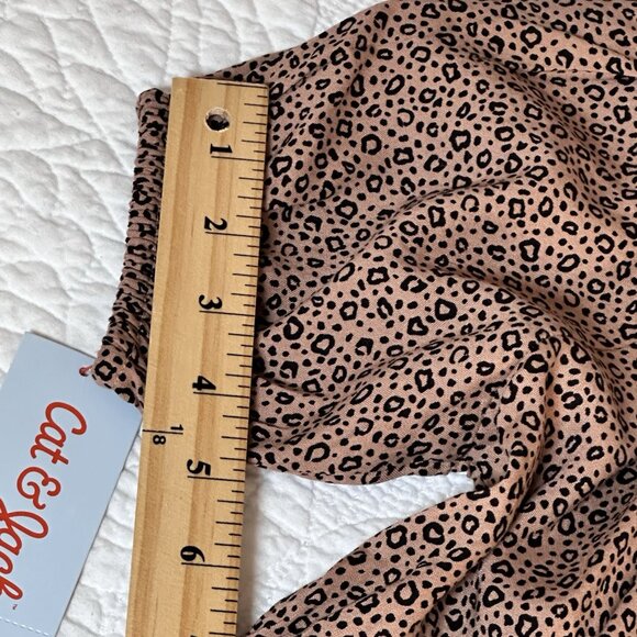 Girls' Short Sleeve Woven Dress - Cat & Jack S 6/7 - Picture 7 of 9